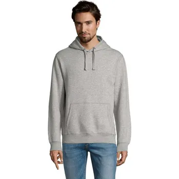 Pánská mikina SPENCER HOODED SWEAT 280 - Šedá Melanž 2L