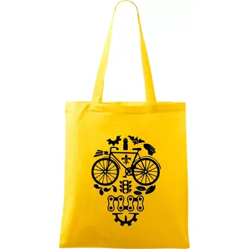 Bike lebka - Taška bavlněná - 42 x 38 cm ( Žlutá )
