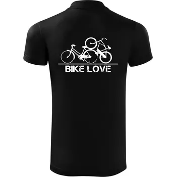 Pánská košile Bike love - Polokošile Victory sportovní (dresovina) - 3XL ( Černá )