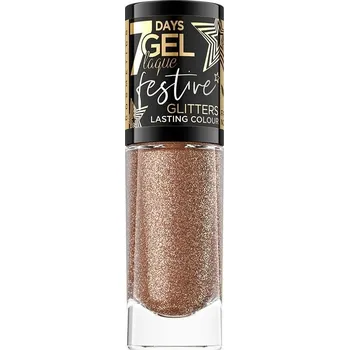 Přípravek na nehty Eveline Cosmetics Gel Laque Festive Glitters Lak na nehty č. 06