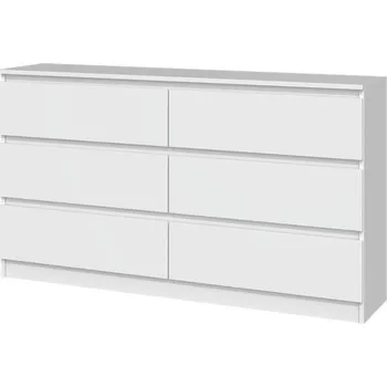 Komoda Komoda Malvína M6 140, bílá