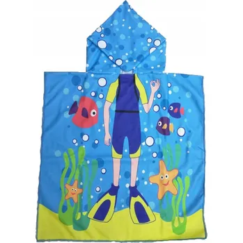 PLÁŽOVÁ OSUŠKA Pončo dětské PEL01WZ8