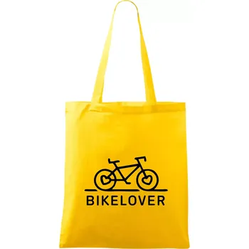 Nákupní taška Bike lover - Taška bavlněná - 42 x 38 cm ( Žlutá )