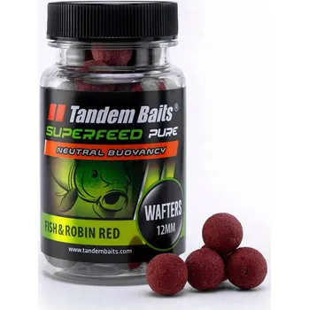 Boilies SuperFeed Pure Wafters 12 mm/30g Příchuť Ryba & Robin Red