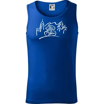 Cyklista na výletě - Tílko pánské Core - 2XL ( Královská modrá )
