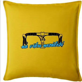 Polštář Na věku nezáleží - Polštář 50x50 - 50x50 - Pouze potah ( Žlutá )