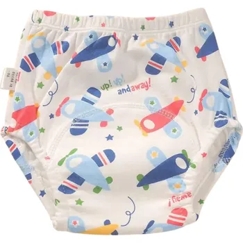 Plenkové kalhoty Tréninkové kalhotky pro děti 15–19 kg Letadýlka Pratelné spodní prádlo Látkové pleny Kraťasy pro kojence Chlapce i dívky Opakovaně použitelné