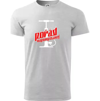 Pánské tričko Pořád napumpovanej - Triko extra velké (5-8XL) - 6XL ( Světlešedý Melír )