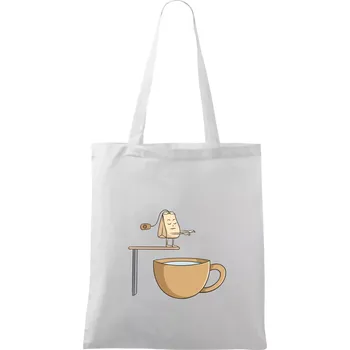 Skokan čaj - Taška bavlněná - 42 x 38 cm ( Bílá )
