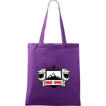Bike park helmy - Taška bavlněná - 42 x 38 cm ( Fialová )