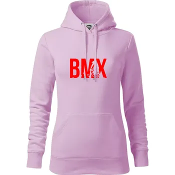 Dámská mikina BMX - Mikina dámská Cape s kapucí - S ( Orchid )