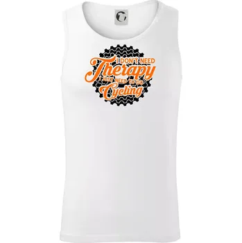 I don't need therapy cycling - Tílko pánské Core - S ( Bílá )