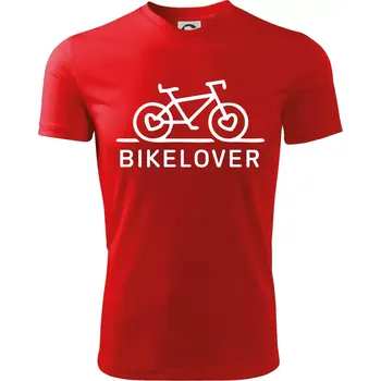 Bike lover - Dětské triko sportovní (dresovina) - 146 cm/10 let ( Červená )