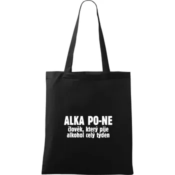 Alkapone - Taška bavlněná - 42 x 38 cm ( Černá )