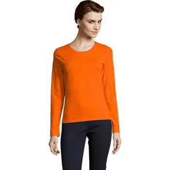 Dámské tričko IMPERIAL LSL DÁMSKÉ TRIČKO Imperial Lsl Women - OrangeL