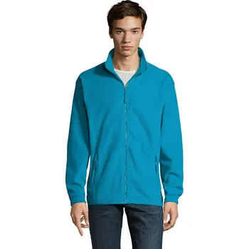 NORTH Fleecová bunda na zip - Aqua4XL