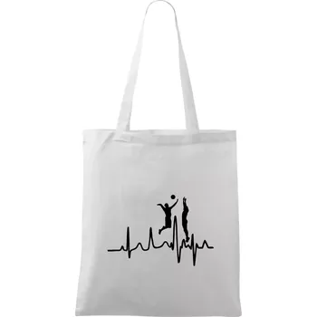EKG volejbalisti muži - Taška bavlněná - 42 x 38 cm ( Bílá )