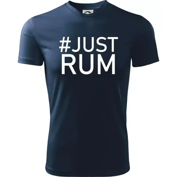 Just rum - Dětské triko sportovní (dresovina) - 146 cm/10 let ( Námořní modrá (velmi tmavá - téměř černá) )