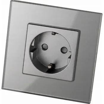 Elektrická zásuvka Elektrická zásuvka MIUUN Elektrická Zásuvka šedá