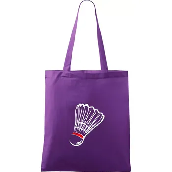 Badminton košík - Taška bavlněná - 42 x 38 cm ( Fialová )