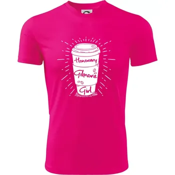 Chlapecké oblečení Honorary Gilmore Girl - Dětské triko sportovní (dresovina) - 122 cm/6 let ( Neon Pink )