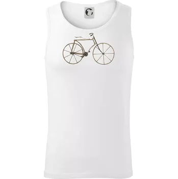 Dřevěné kolo - Tílko pánské Core - 2XL ( Bílá )