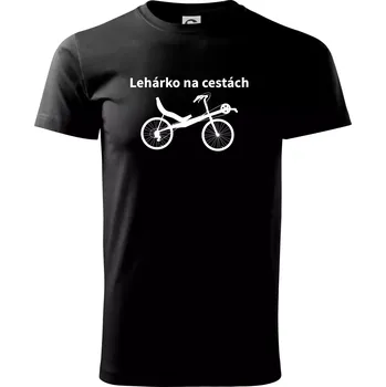 Pánské tričko Lehárko na cestách - Triko extra velké (5-8XL) - 7XL ( Černá )