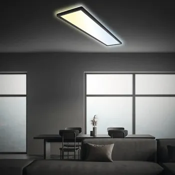 LED panel Briloner SLIM 36 W 4800 lm 2700-6500 K 98 x 20 cm černý podsvícený s dálkovým ovládáním