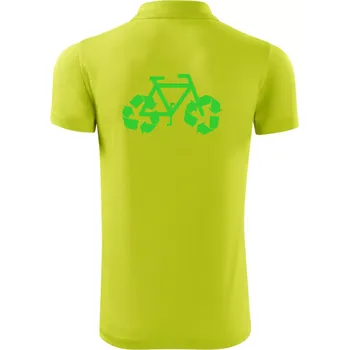 Pánská košile Kolo ekologie - Polokošile Victory sportovní (dresovina) - 2XL ( Limetková )