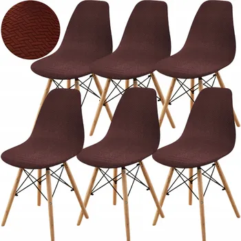 Potah na židli Potah na židli Domidekor hnědý