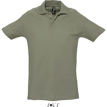 Pánské tričko SPRING II MEN Polo 210g - KhakiM