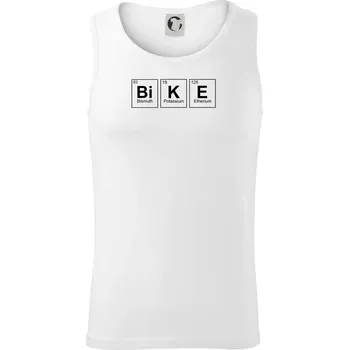 BiKE - periodická tabulka - Tílko pánské Core - L ( Bílá )