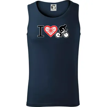 I love cycles výplet - Tílko pánské Core - XL ( Námořní modrá (velmi tmavá - téměř černá) )
