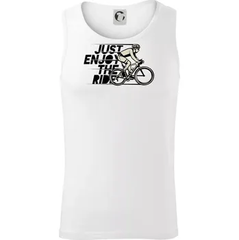 Just enjoy the ride - Tílko pánské Core - 2XL ( Bílá )
