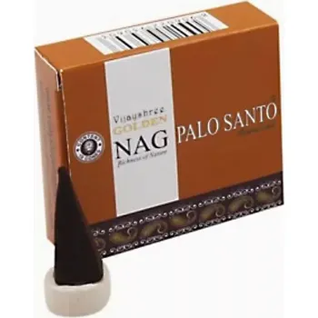 Čajovna Masala vonné kužely GOLDEN NAG - Palo Santo 10ks