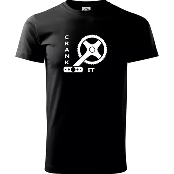 Pánské tričko Crank it - Triko extra velké (5-8XL) - 7XL ( Černá )