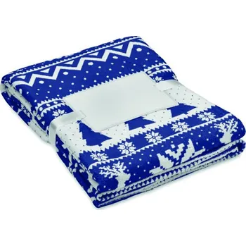 Pikniková deka Fleecová deka z RPET 190g Tosti - Modrá