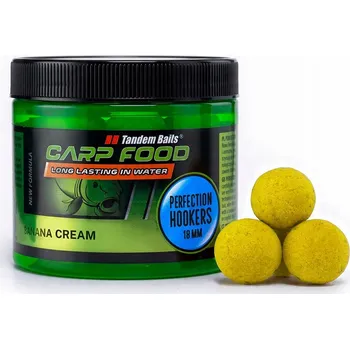 Boilies Nástrahy na kapry Perfection Hookers - boilies na háček 18mm/120g Banánový Krém