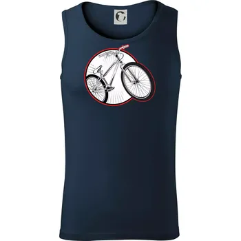 Downhill kolo v kruhu - Tílko pánské Core - L ( Námořní modrá (velmi tmavá - téměř černá) )