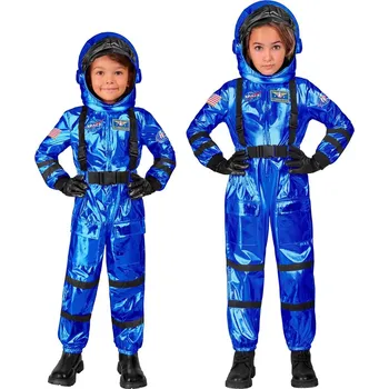 Karnevalový kostým Dětský kostým astronaut, modrý - Pro věk 5-7 let