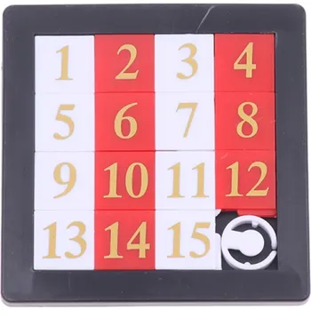ostatní stavebnice Plastový hlavolam 7 x 7 cm Posuvné puzzle s čísly 1–15 Klasická logická hra pro děti i dospělé Trénink mozku Paměťová hra