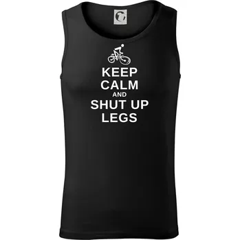 Pánské termoprádlo Keep calm and shut your legs - Tílko pánské Core - 2XL ( Černá )