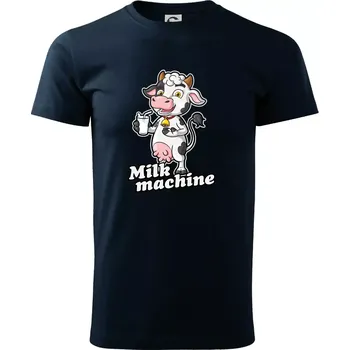 Pánské tričko Milk machine - Triko extra velké (5-8XL) - 6XL ( Námořní modrá (téměř černá) )