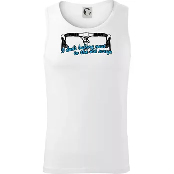 I don't belong next to the old scrap - Tílko pánské Core - L ( Bílá )