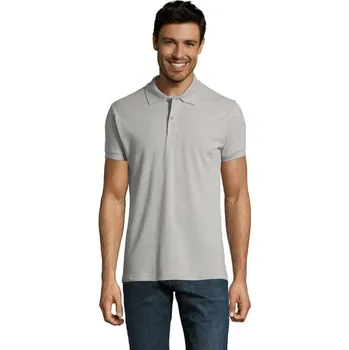 Pánské tričko PERFECT MEN Polo 180g - Pure GreyXXL