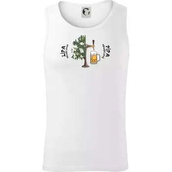 Pánské termoprádlo Lípa a pípa - Tílko pánské Core - L ( Bílá )