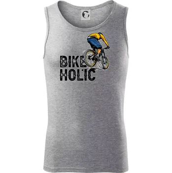 BikeHolic - Tílko pánské Core - S ( Tmavě šedý melír )