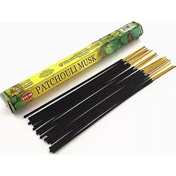 Vonná tyčinka Hem Vonné tyčinky Patchouli musk 20 ks