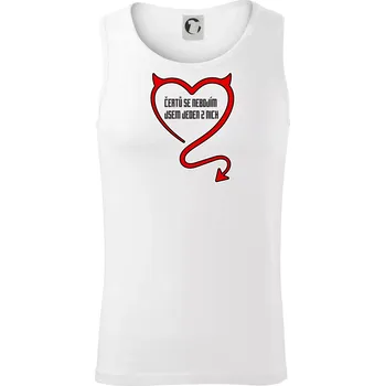 Čertů se nebojím, jsem jeden z nich - Tílko pánské Core - L ( Bílá )