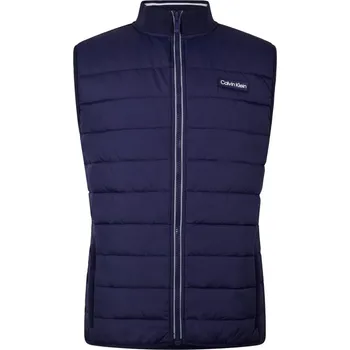 Pánská casual bunda Calvin Klein Golf Baylor Creek Hybrid Full-Zip Performance Gilet Evening Blue Small